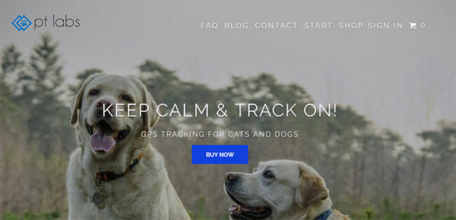 Paw-Tracker homepage