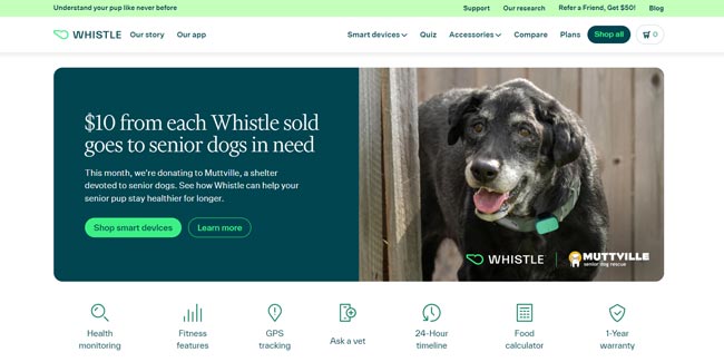 Whistle Homepage New