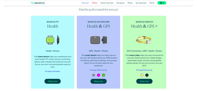 Whistle Homepage