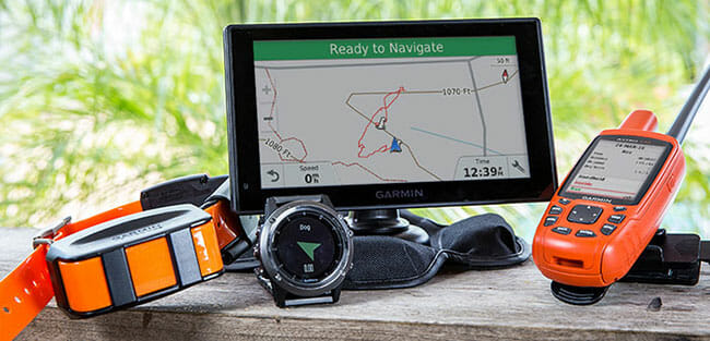 Garmin Astro 430 homepage