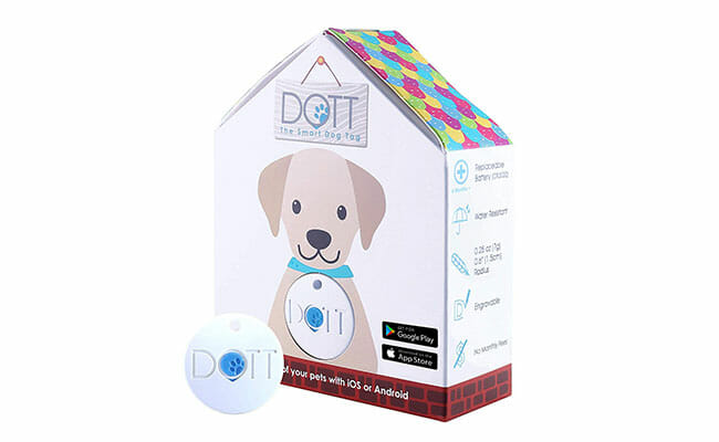 DOTT Pet Tracker product box