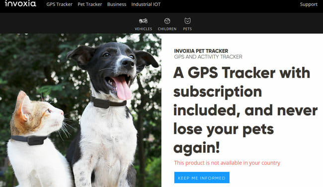 Invoxia Pet Tracker Review - Pet Tracker Reviews