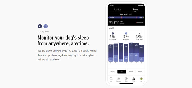 Fi Tracker Sleep Tracking Feature